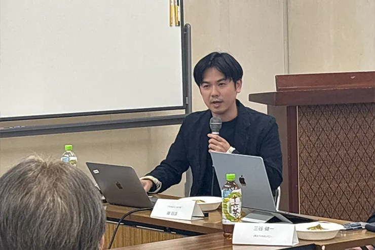 商工会議所と連携したセミナーで登壇する安田